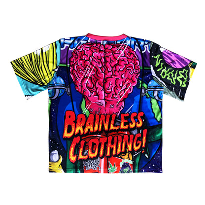 BRAINLESS ATTACK TEE (MULTI PRINT)