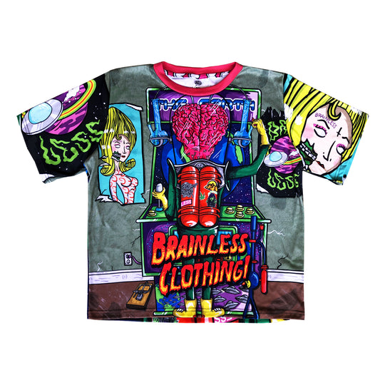 BRAINLESS ATTACK TEE (MULTI PRINT)